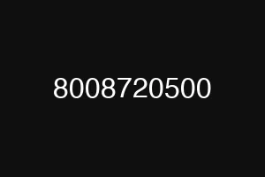 8008720500