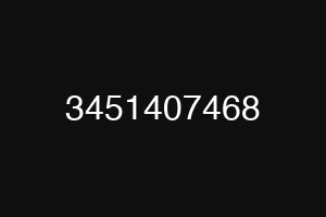3451407468
